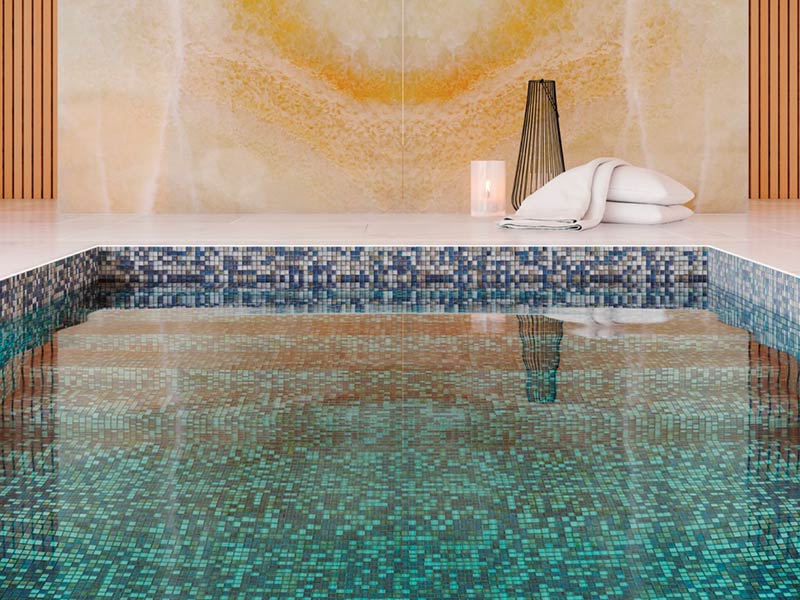 ideas de mosaicos para piscinas